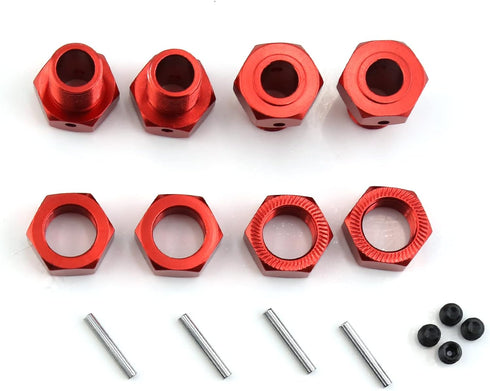 17mm Wheel Hex 5mm Extended and 17mm Wheel Nut Aluminum Alloy for ARRMA Kraton 6S Outcast 6S