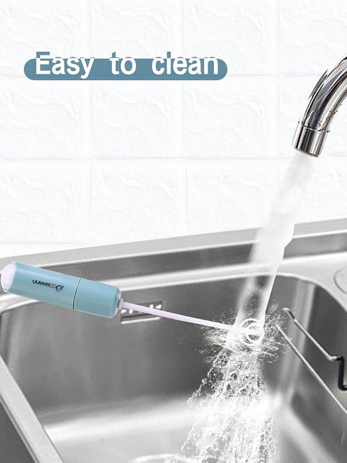 Handheld Electric Formula Stirrer, Milk Frothers, Handheld Drink Mixer (Blue)