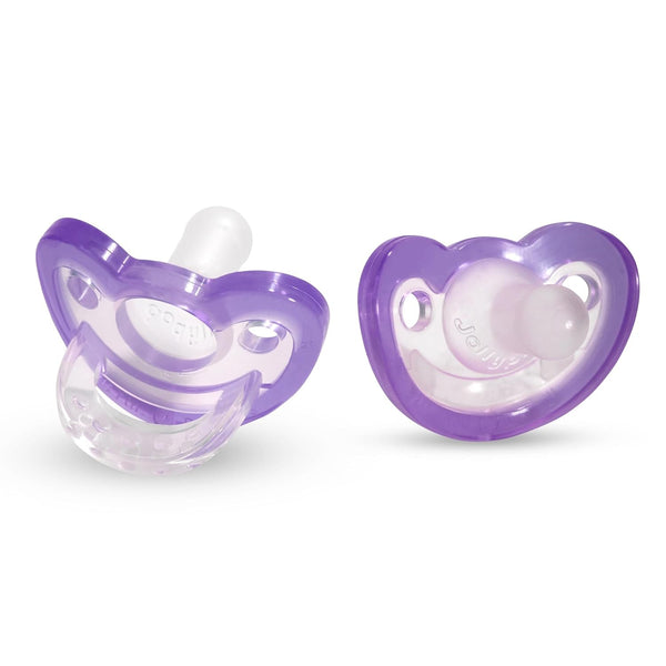 RaZbaby Jollypop Pacifier for Newborns & Up, USA Made, Natural Shaped Orthodontic