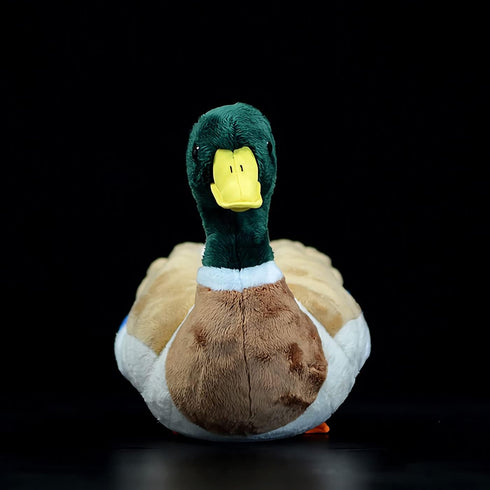 12.2" Nohito Kawaii Realistic Mallard Duck Plush Stuffed Animal Lifelike Green Duck Plushie Pillow Doll Home Decoration