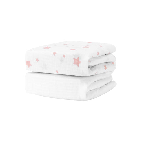 Newton Baby Organic Fitted Crib Sheets (2-Pack) - 100% Breathable and Ultra-Soft,