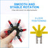 DUOBAOJIA 6 PCS Fidget Spinners, Deformable Robot Fingertip Toy, Transformable Fidget Spinners for Kids, Fingertip Gyro