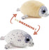 Chubby Blob Young Seal Pillow, Soft Plushies, Cute Ocean Stuffed Animals, Room Decor, Throw Pillow Doll Gift (Small, 12