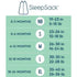 100% 0.5, 0-6 HALO SleepSack, Cotton Wearable Blanket, Swaddle Transition Sleeping Bag, TOG Weather Friends, Small