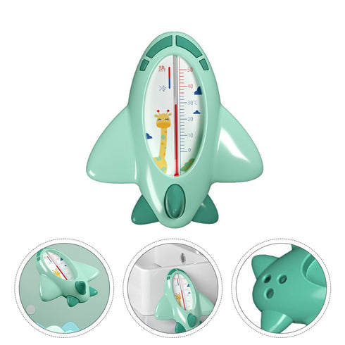 Mikinona Bath Thermometer Floating Cartoon Tub Thermometer for Newborn Safety Water Temperature Measurement Green