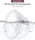 Momcozy S9 Pro/S12 Momcozy S9 Pro/S12 S9/S12/S12Pro-Quick Set 24mm Flange,180ml, 1 Pack) Original Pro Replacement