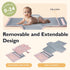 mommore Portable Changing Pad for Newborn Expandable Diaper Changing Pad with Wipes Pockets Water Resistance Baby