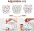 Happy Flute 9 Sets Girls(6-33 pounds,0-3 Bag+4Diapers 4Inserts HappyFlute Newborn Baby Cloth Pocket Diapers One Size