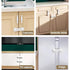 8 Pack Cabinet Door Locks for Baby Proofing, Child Safety Locks with Adhesive for Kitchen, Drawer, Cupboards