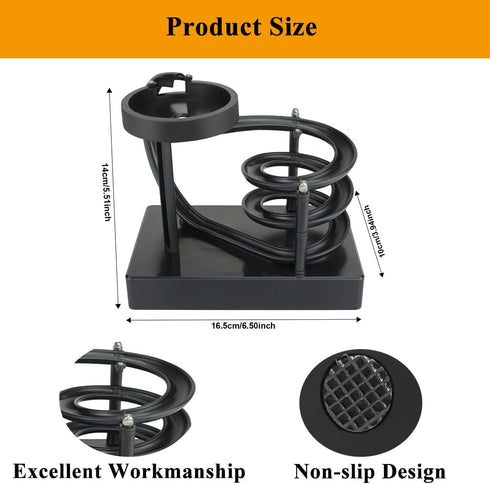 Kinetic Art Perpetual Motion Machine - Desk Toy, Non-Stop Rolling Ball Stress Relief Device for Home and Office
