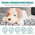 6 lbs Weighted Stuffed Animals - 27 inch Dog Weighted Plush for Adults and Kids
