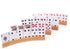 Tebery 4 Pack Wooden Playing Card Holder - Organizer Tray Racks with Natural Finish