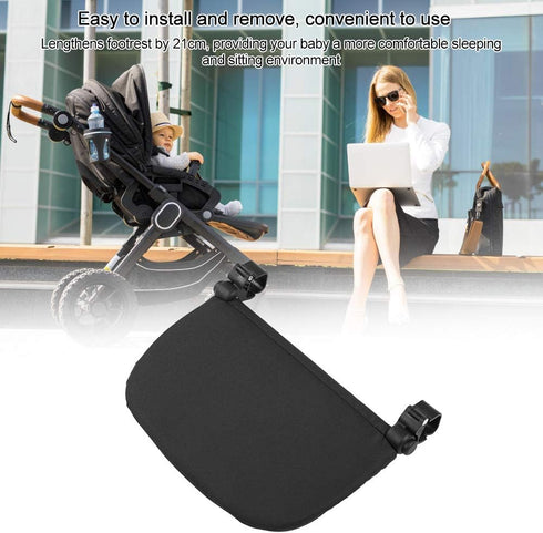 HEEPDD 12.6 8.3 Baby Stroller Footrest, x in Stroller Extension Footrest Universal Infant Leg Rest for Baby Stroller