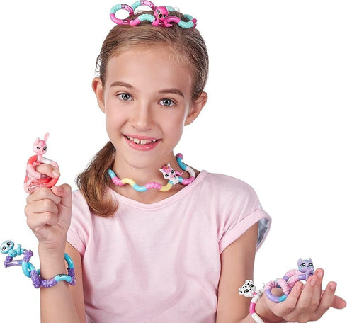 Pets(2-Pack) TANGLE Jr. - UBA The Unicorn and Linky The Flamingo - Tangle Fidget Pets Fidget Toys - Fidget Toy Gift