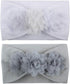 WZT Stretchy Knot Nylon Baby Headbands for Newborn Girls, Infant Toddlers, Kids Bows, Child Hair Accessories