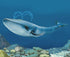 Gemini&Genius Blue Whale Sea Animal Action Figure, Ocean Shark Whale Model Toy for Kids and Collectors