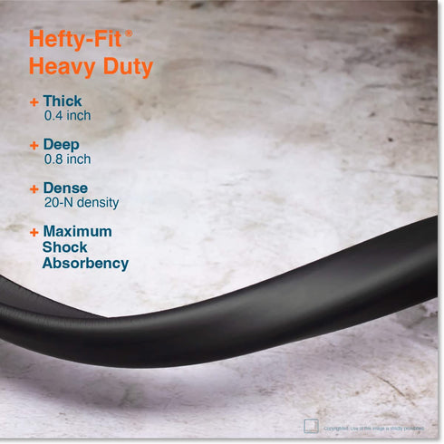 Roving Cove HeftyFit Edge Protector for Baby Proofing, Heavy-Duty Soft Rubber Foam Furniture Edge Bumper Guards