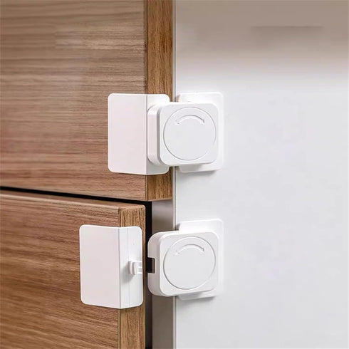 Cabinet Locks Baby Proofing Straps, Child Proof Refrigerator Lock Pack of 6, Safety Cupboard Locks for Kids