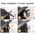 (Black,8 Pack) Baby Stroller Hooks Clips,Multipurpose Strolller Straps for Hanging Diaper Bags,Purse,Stroller
