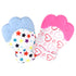 2 Pack Silicone Teething Mitt, Infant Teething Mitten for Pain Relief, Safe Silicone Toys for 0-12 Months