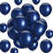Hestya 100 Pieces 10 Inch Navy Blue Latex Balloons - Party Decoration Kit for Weddings, Graduations, Anniversaries