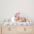 Watercolor Mushroom Forest Changing Pad Covers - Colorful Baby Diaper Change Table Sheets for Boy Girl, 32''x16''