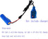 Blomiky 3.7V 1200mAh 2 Pack SM2P 3.7V 1200mAh 2 Li-ion Rechargeable Battery with Plug and USB Cable for Remote Control