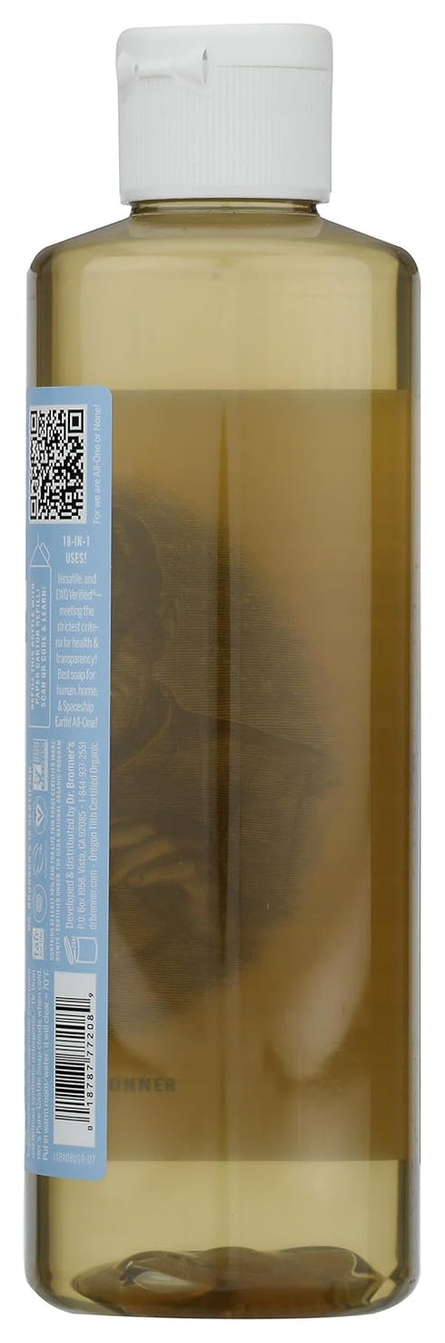 8 Oz Dr Bronner's, Baby Soap Liquid Castile, Fl