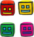 FOTN 4 Pcs Geometry Games Sprint Plush Toys, Plush Animals Plush Doll Toys for Kids Gift