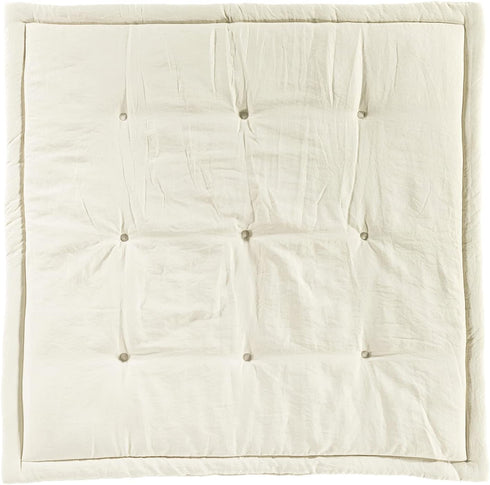 36" 36", Lush Decor Baby Square with Border Play Mat, x Neutral