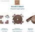 Roving Cove HeftyFit Corner Protector for Baby, 4 Large Corners, Heavy-Duty Soft Rubber Foam, Coffee Brown