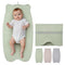 Baby Changing Pad with Vegan Leather Cover Bundle with Lightweight Travel Change