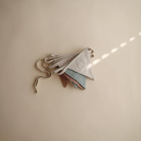Mushie Nursery Garland | Soft Cotton Decor