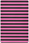 Pigsaly Crib Sheets Hot Pink Black Stripe Baby Sheet for Standard Crib Mattress