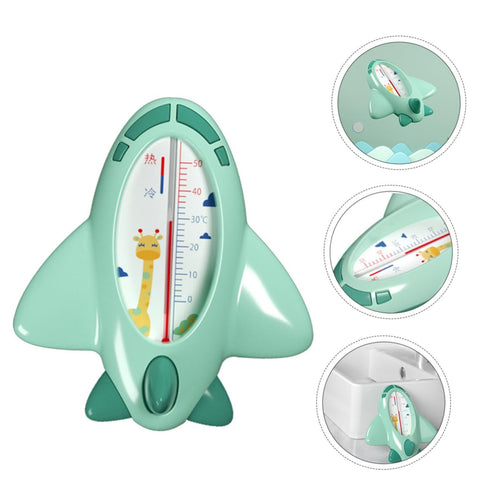 Green Cartoon Bath Thermometer - Safe & Accurate Temperature Tool