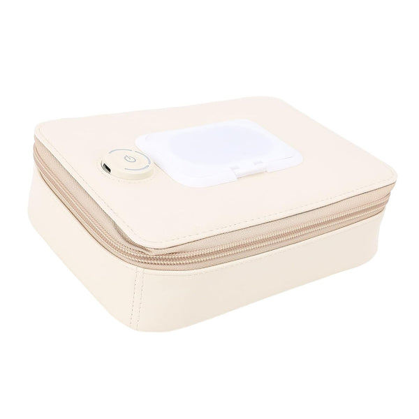Qiilu Portable Diaper Wipe Warmer Baby Wet Wipes Dispenser Constant Temperature Heating for Vehicle Home Use - Large