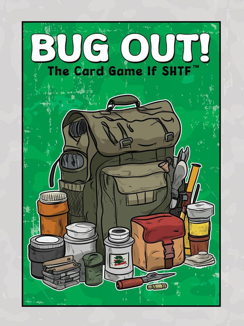 13+, Bug Out! The Card Game If SHTF, Casual Party Game with Action Cards, Survival Theme, Ages Makes a Great Birthday