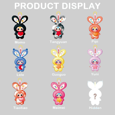 3 1Pc(1 9 Baby Three Lily Rabbit Town Series Plush Blind Box of Possible Styles) Cute Stuffed Animal Toys Action