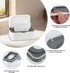 QBXMY7 (1, Baby Wipes Dispenser, Wipe Holder for Baby & Adult, Keeps Wet Tissue Fresh,Easy Pull Wipes Pouch Case Gray)