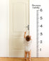Giant Vinyl Growth Chart Kit, Kids DIY Height Wall Ruler, Large Measuring Tape Sticker Number Decal (Black, 73x23