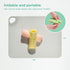 (1, Olababy Fold N Go Silicone Placemat w Travel Case | Dishwasher Safe, BPA Free, Non-Slip, Waterproof | Mini Dining