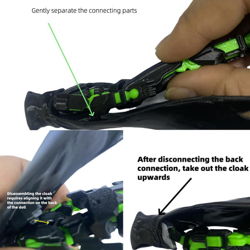T13 2Pcs Dummy 13, T13 3D SENROELECTRONAGE Action Figure Assembly Completed, New Lucky Action Figure, Printed