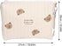 Outdoor Diaper Bag - Convenient Cotton Cloth Large Capacity Storage Bag, Multifunctional Reusable for Travel, Bear