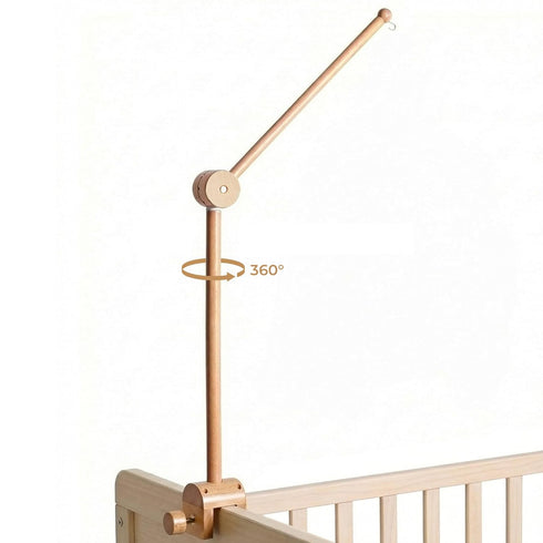 let's make Baby Crib Mobile Arm - Wooden Baby Mobile Crib Holder
