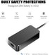 KFD 13.2V 2.82A AC DC Adapter for DJI Mavic Air 2 Charger, Intelligent Flight Drone Power Supply with USB Port