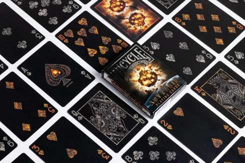 Bicycle Asteroid Playing Cards (Black)