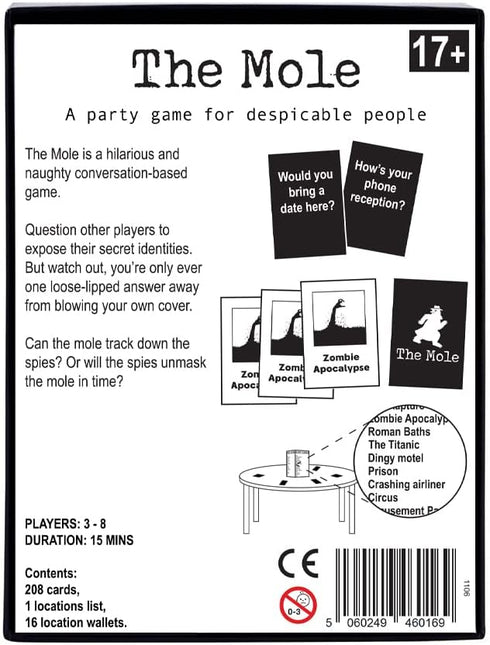 Clarendon Games The Mole Party Game - Card Games