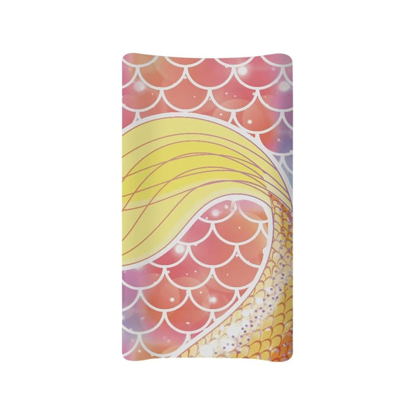 Mermaid Changing Pad Cover for Baby Infant Soft Breathable Baby Nursery Diaper