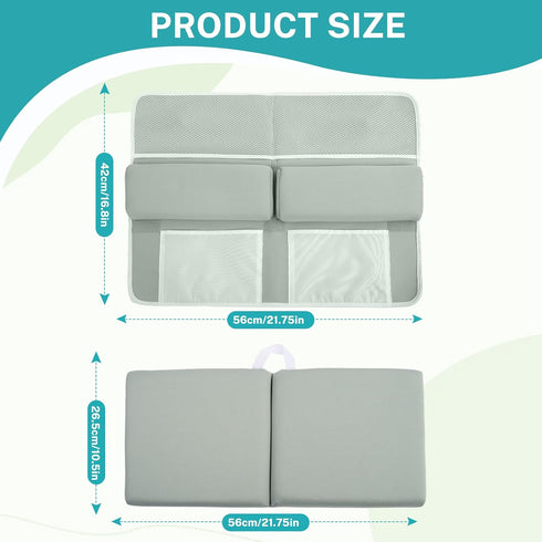 Elbow Elbow Comfortable Bath Kneeler and Kneeling Rest Pad - Painless Foam Mat with Support - Baby Bathtub Cushion