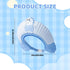 NCXFTP Baby Hair Washing Shield, Bath Visor for Toddlers and Baby Shower Cap, Toddler Hair Washing Shield with Blue